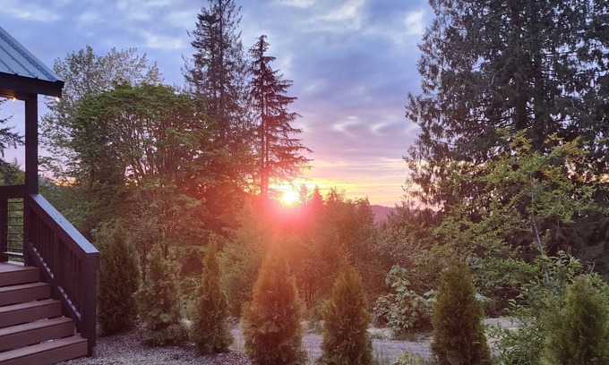 Port Angeles Cottage | Tiny home with a water and mountain view. Amazing sunsets,Close to National Park