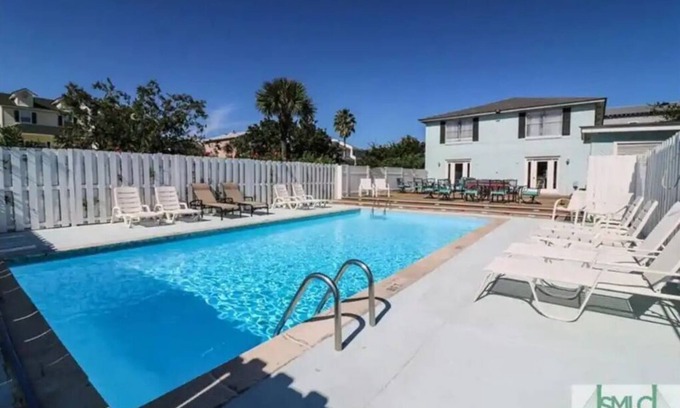 Tybee Island House | Tons of space, 8 bedrooms, private pool convenient beach access.