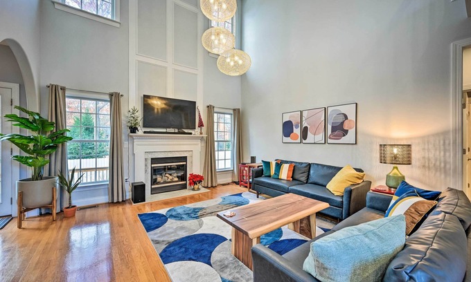 Greensboro House | Tranquil Greensboro Home w/Fire Pit!