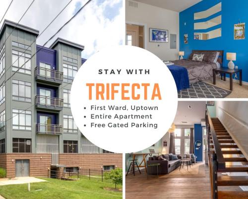 First Ward Apartment | Trifecta 10 Min Walk to Epicentre Superhost