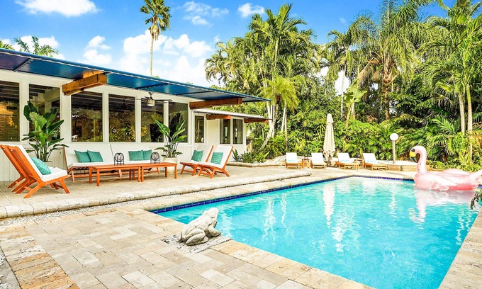 Biscayne Park Other | Tropical garden Villa w/ pool, game room, fire pit