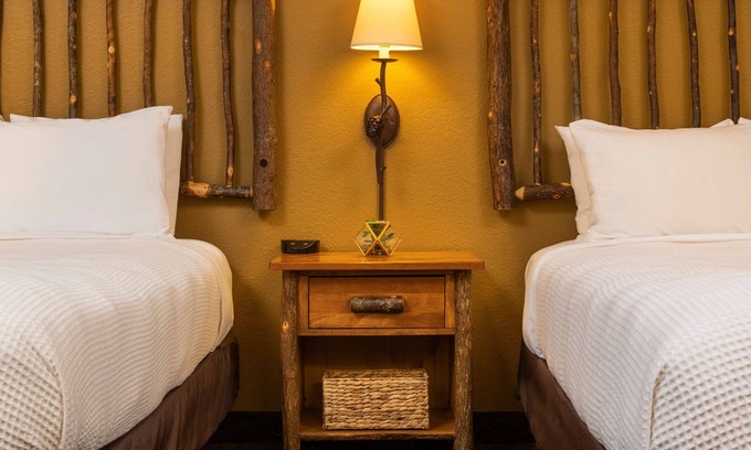 Rothschild Hotel | Two Queen Studio With Access to Pool, Hot Tub, and Gym