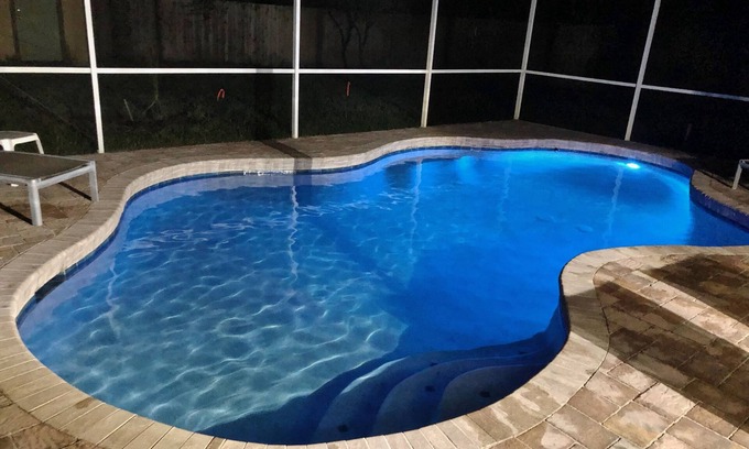 Golden Glades - The Woods House | Vacation Beach House with the heated private pool.