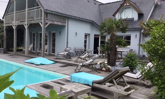 Batz-sur-Mer House | Very beautiful villa 200m from the beach, haven of peace with heated pool