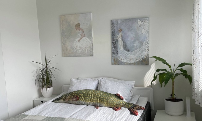 Lahti Apartment | VesiLahti RoofLevel — Chic 1-bedroom apartment with a loft bed and AC in Lahti