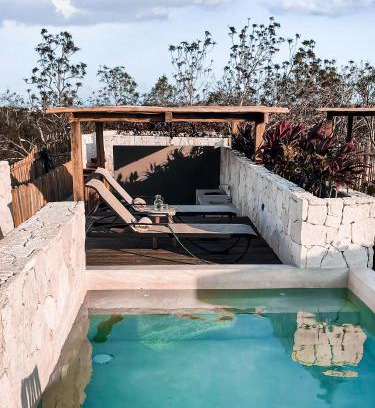 Tulum City Center Apartment | Vida Boho Apart 17 with special fee to access Hotel Bardo