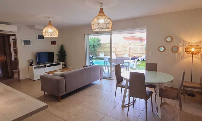 Sainte-Lucie-de-Porto-Vecchio Villa | Villa à 2 Minutes à Pied de la Plage de Pinarello