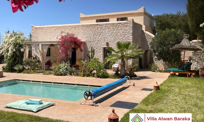 Ghazoua Villa | VILLA ALWAN BARAKA - Sans vis à vis, Piscine chauffée, Hammam, Personnel