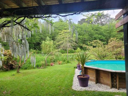 Tarnos Villa | villa bois sur pilotis avec vue sur forêt