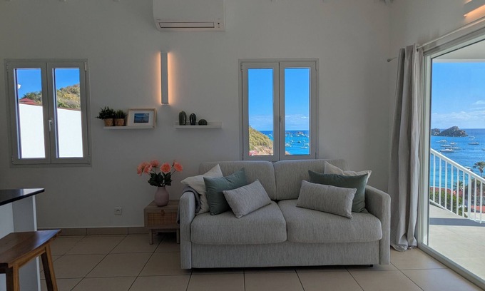 Grande Vigie Villa | Villa - Le Nid de Corossol 🐦 overlooking the Caribbean Sea 🏝️☀️