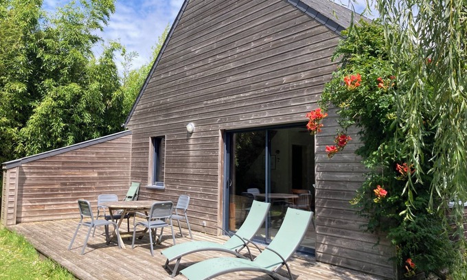 Blainville-sur-Mer House | Villa "les Ardentes"- Blainville sur Mer