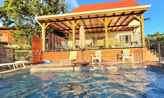 Fort-de-France Villa | Villa Mamina T4 Piscine Boulodrome Rooftop