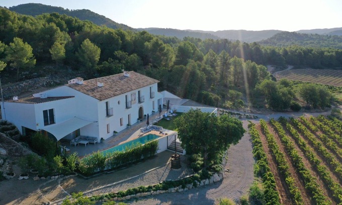Sant Pere de Ribes Villa | Villa Masia Capdet: Restored Villa 10 mins from Sitges in Vineyard