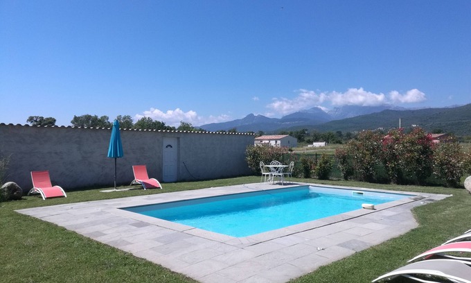 Ventiseri Villa | Villa of 70m² with private pool 8X4 fenced fully equipped
