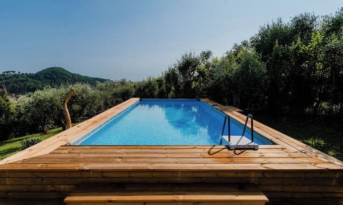 Stiava House | Villa with panoramic view and tranquility, swimming pool among olive trees and beaches at 6 km.