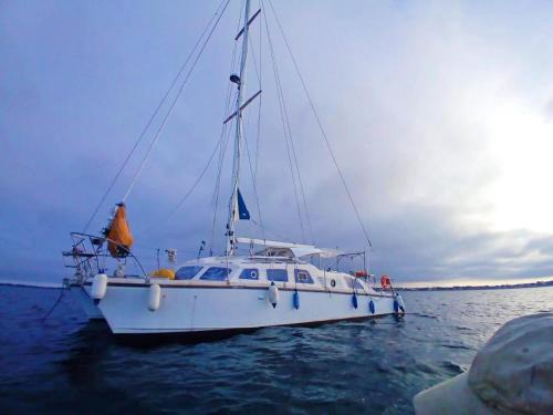 Marseillan Boat Rental | Vivez une expérience insolite sur notre grand catamaran de 12m au mouillage en face de Marseillan