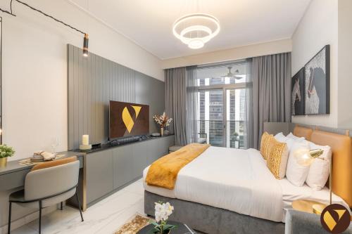 Madinat Zayed Apartment | Vogue MAG318 Downtown Dubai with Skyline and Pool View, Steps to Burj Khalifa and Dubai Mall, Amazing Pool & Gym Access