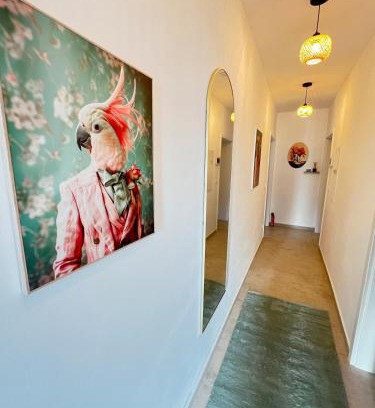 Celle Apartment | W&D Living-Kunstvoll-Gespannparkplatz & Terrasse