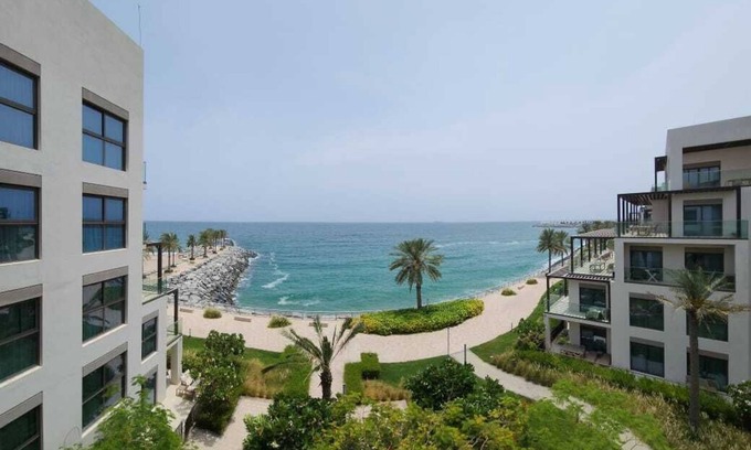 Zubara Apartment | Wake Up to Waves - Modern two-bedroom apartment with uninterrupted Sea View"