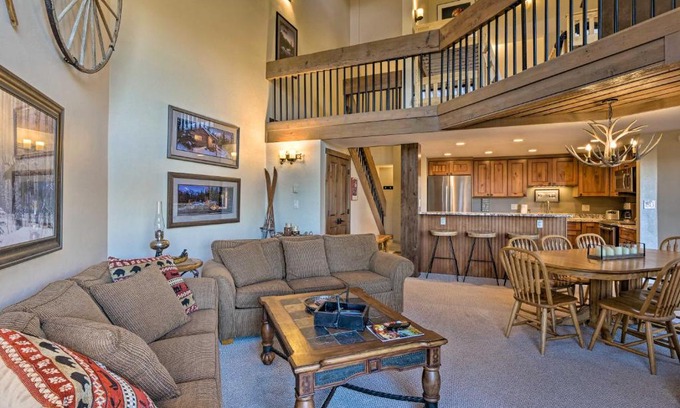 Peak 9 Apartment | Walk to Ski Lift Mtn-View Condo in Breckenridge