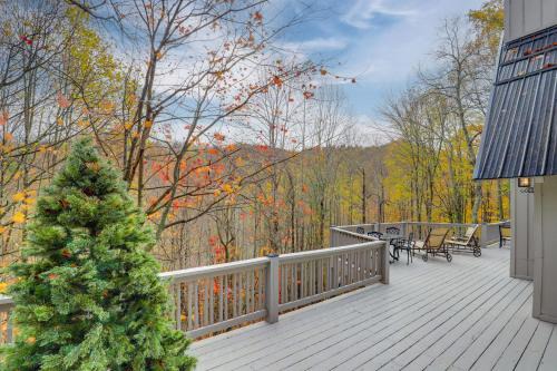 Wolf Laurel House | Walk to Slopes Mars Hill Resort-Style Mtn Chalet