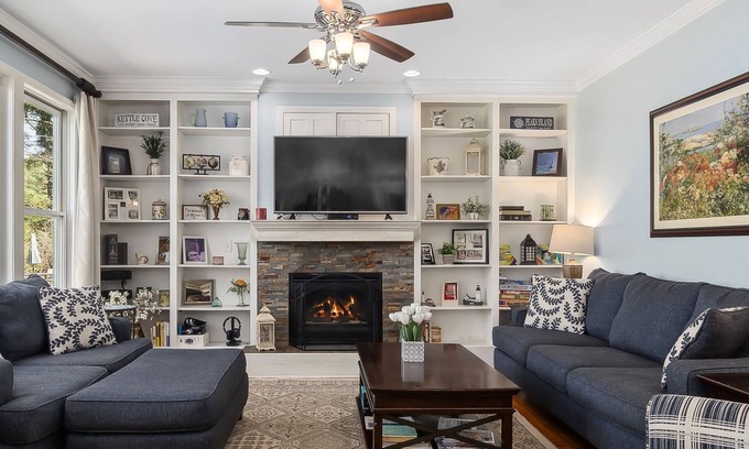 Saratoga Springs House | Water's Edge Stunner - Available for Belmont