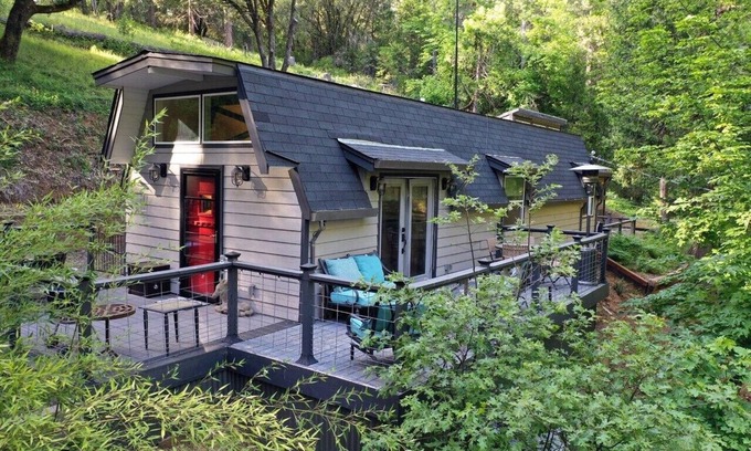 Placerville Cabin | Waterfront Escape on 2 Acres – 2 Cozy Cabins with Fire Pit & Nature Views