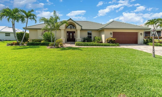 Shell Point House | Waterfront Paradise in Palm Acres: Heated Pool, Spa, Spectacular Views