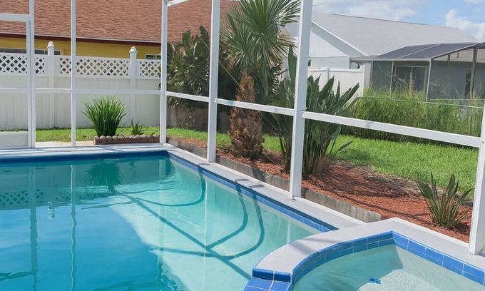 Kissimmee Villa | WaterView 4 miles to Disney 3Br 2Ba Pool Home