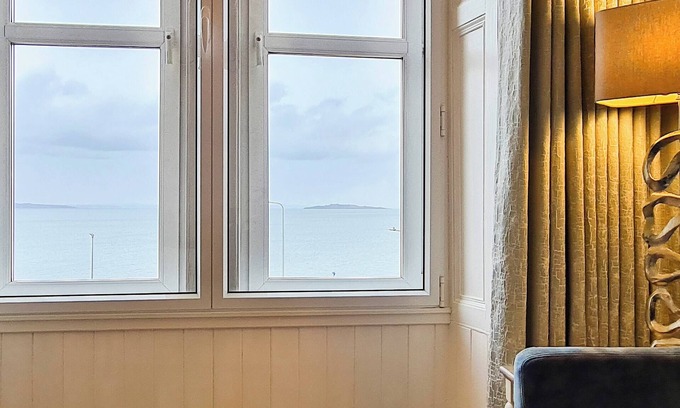 Trinity Cottage | We love the view towards Inchkeith Island over the water.
