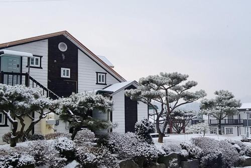 Chuncheon House | White House in Forest