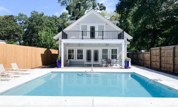 Demere Park House | Wind Down Pool Side in your Private Oasis at Ava Mae Cottage