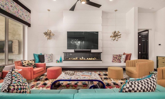 Palm Valley House | Within Pebblecreek - 2BD+Den Pet Friendly Designers Delight w/Private Pool & Spa!