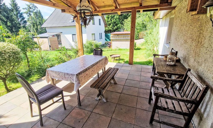 Karlovy Dvory House | Wonderful private villa for 6 guests with WIFI, TV, terrace and pets allowed