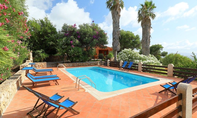 Badesi Villa | Wonderful private villa for 12 people with WIFI, A/C, private pool, TV, patio and pets allowed