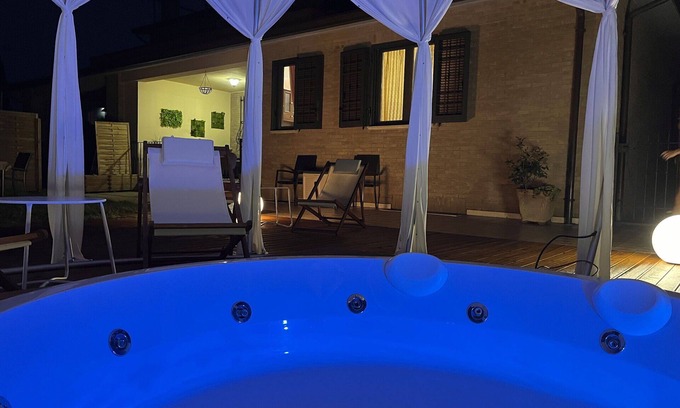 Castelnuovo Villa | Wonderful villa with A/C, sauna, hot tub, WIFI, TV, patio, pets allowed and panoramic view