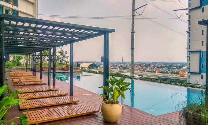 South Tambun Apartment | Wooden Touch Studio At Lrt City Bekasi Apartment