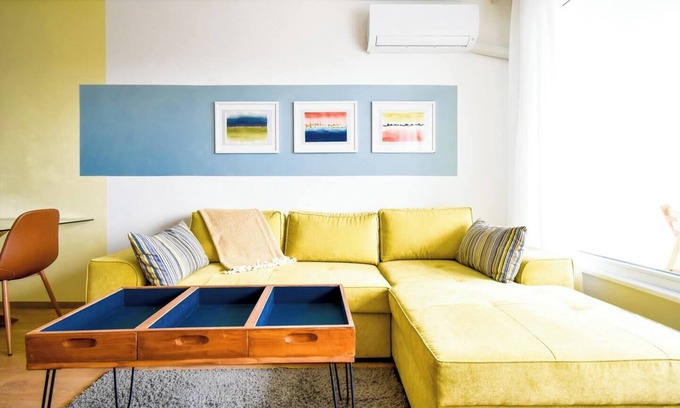 Sofia Apartment | Work Friendly | 2BR | AC | Terrace | Free Parking