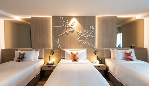 Triple Bed with Bathtub