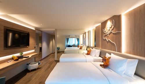 Deluxe King or Twin Bed with shower