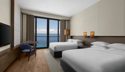Room, 2 Double Beds, Non Smoking, Ocean View (Balcony)