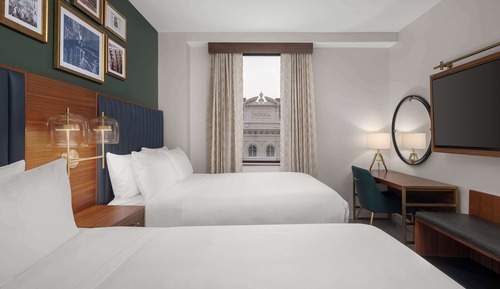 Room, 2 Queen Beds, Accessible, Theater View