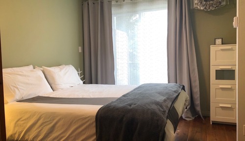 Studio, 1 Queen Bed, Electric Fireplace (Le Balcon)