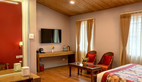 Attic Room with Bathtub