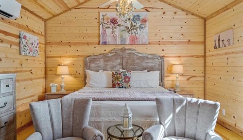 Cabin, 1 King Bed, Kitchen (411 E Main St #3)