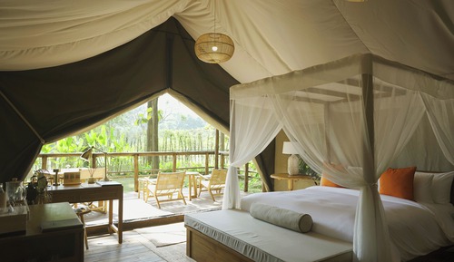 Tent, 1 Twin Bed, Canal View