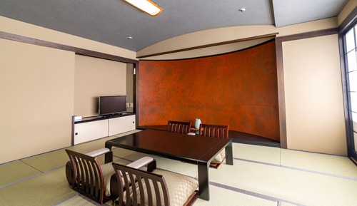 Japanese Western Style (12.5 Tatami Mats and Twin Room), Yubatake Side Smoking