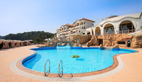 [Late Vacation PKG] [Hotel] Deluxe Suite(Clean/Ocean view/Double)-OceanPlay for3(AquaShoes Required)