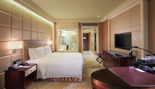 Deluxe, One King Bed, Mountain View