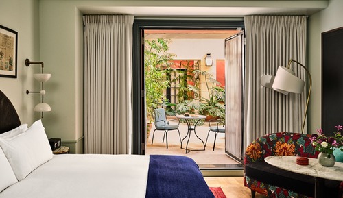 Room, 1 King Bed, Non Smoking, Courtyard View (Patio)